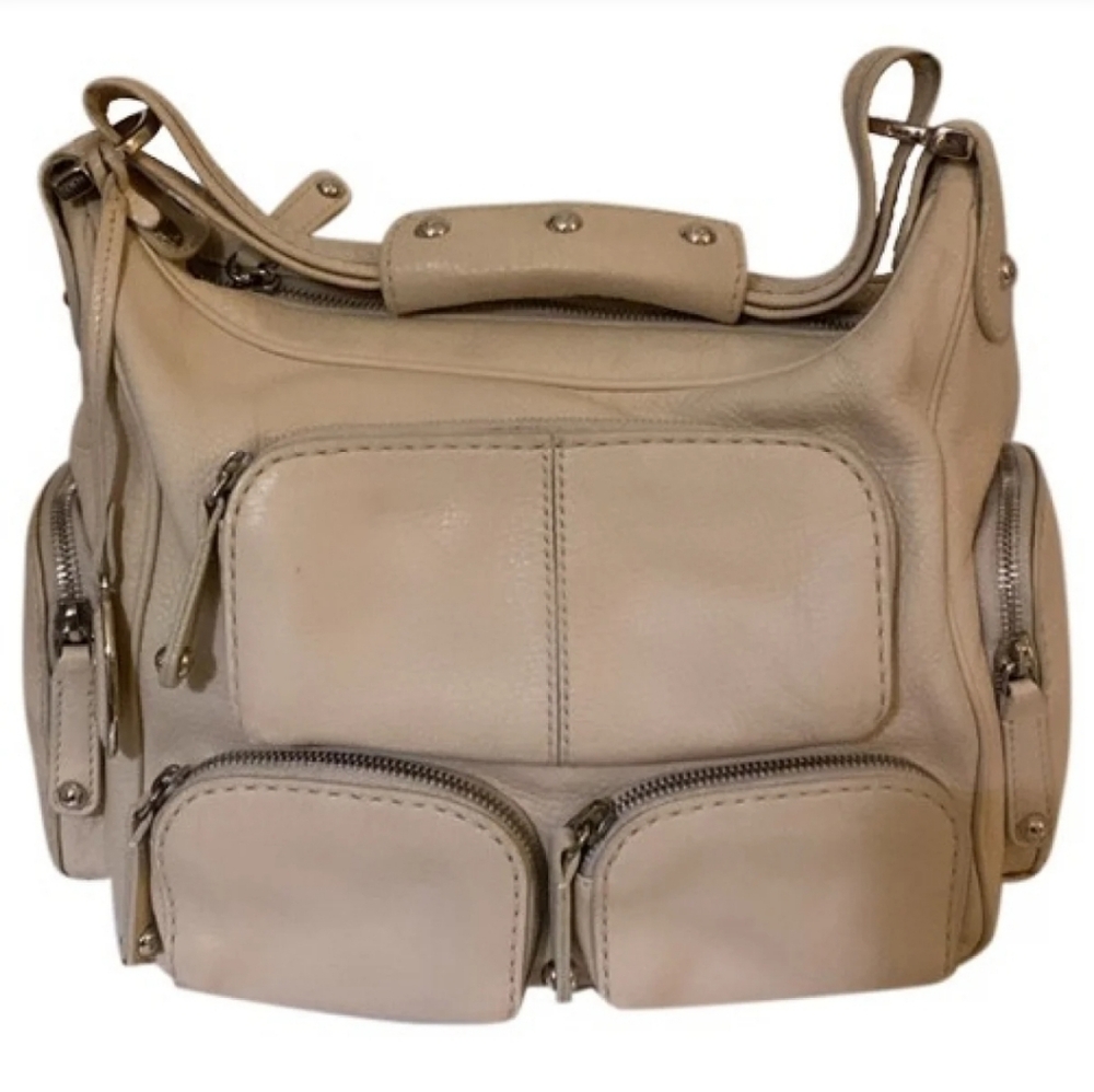 Tod's Light Pink Leather Satchel Handbag